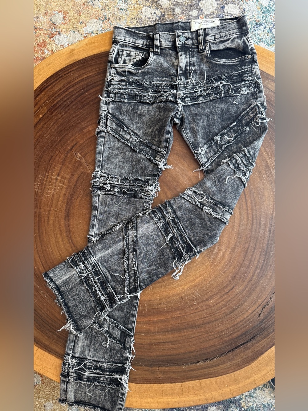 FWRD Denim Stacked Distressed Boy’s Jeans